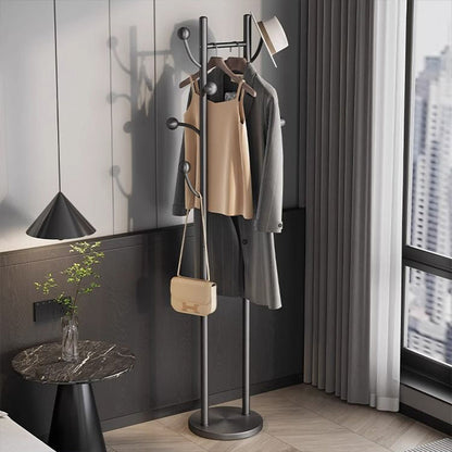 Modern Minimalist Rectangular Tree Branch Stainless Steel Hall Tree For Bedroom & Entryways