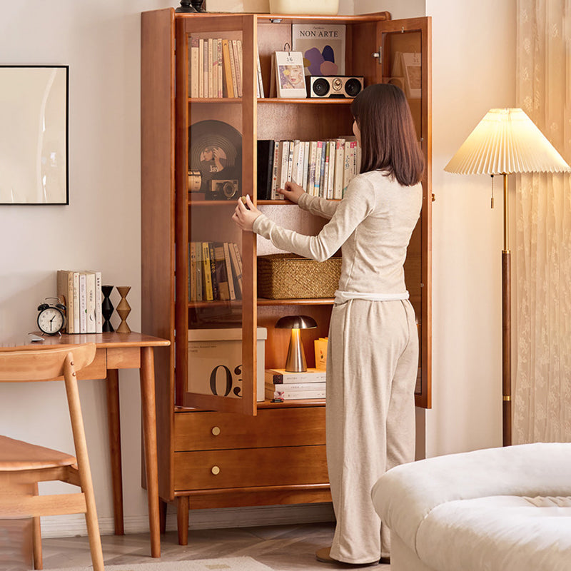 Contemporary Nordic Rectangular Rubberwood Pine Rubberwood Plywood Storage Cabinet 1-Cabinet For Living Room