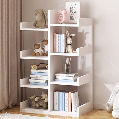 Modern Minimalist Rectangular Medium Density Fiberboard Bookshelf 4/5 Tier For Home & Office