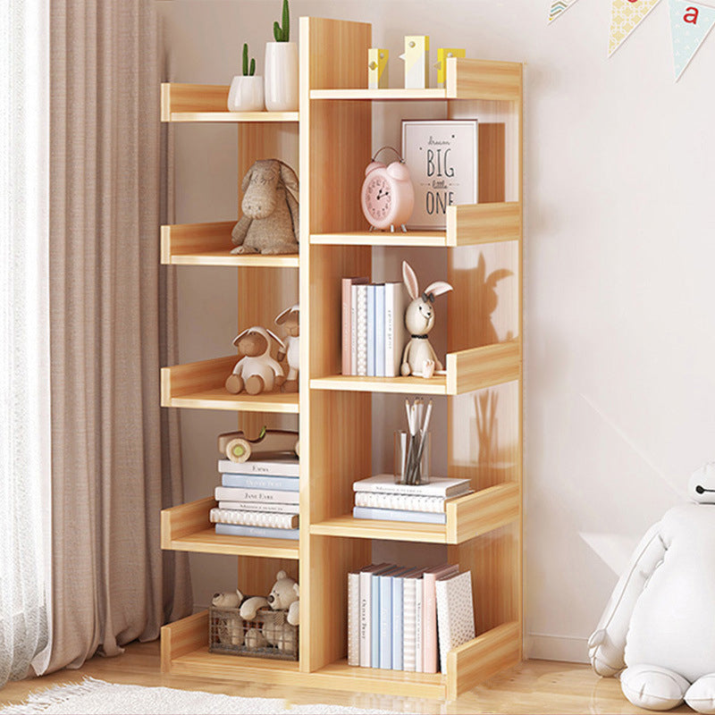 Modern Minimalist Rectangular Medium Density Fiberboard Bookshelf 4/5 Tier For Home & Office