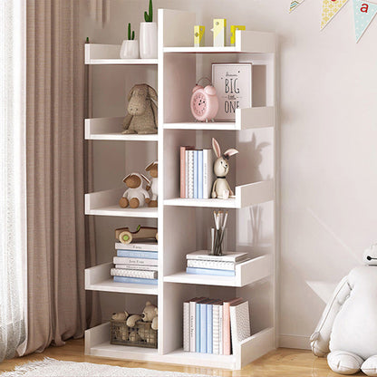 Modern Minimalist Rectangular Medium Density Fiberboard Bookshelf 4/5 Tier For Home & Office