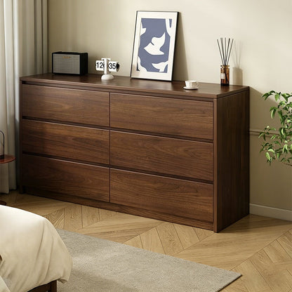 Contemporary Nordic Rectangular Particleboard Storage Cabinet 4/6 Drawer For Living Room