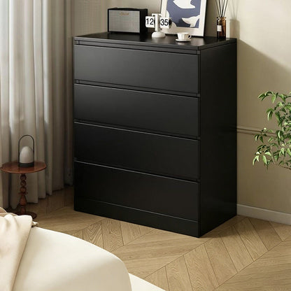 Contemporary Nordic Rectangular Particleboard Storage Cabinet 4/6 Drawer For Living Room