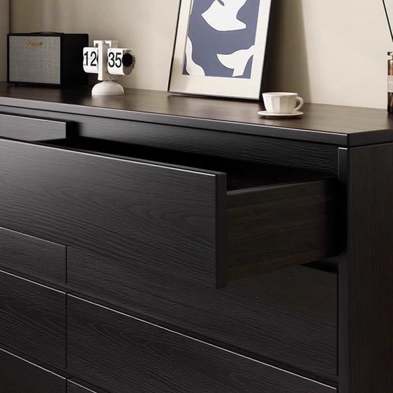 Contemporary Nordic Rectangular Particleboard Storage Cabinet 4/6 Drawer For Living Room