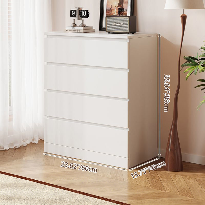 Contemporary Nordic Rectangular Particleboard Storage Cabinet 4/6 Drawer For Living Room