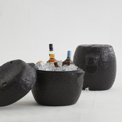 Oriental Stone-Inspired EPP Storage Stool & Side Table - Lightweight Indoor Outdoor Ottoman