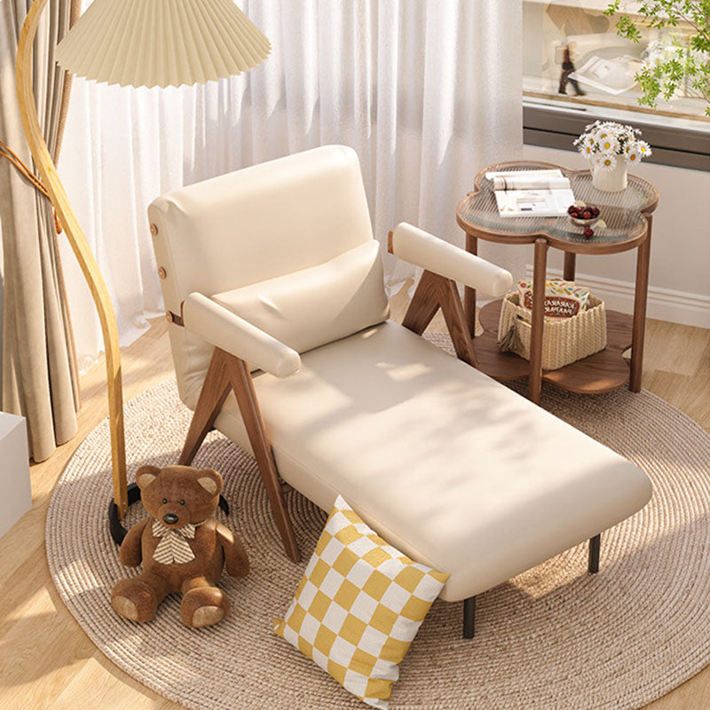 Contemporary Scandinavian Quatrefoil-Shaped Fluted Glass Rubberwood Coffee Table 2-Tier For Living Room