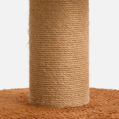 Contemporary Creative Tree-Shaped Medium-Density Fiberboard Felt Velvet Fabric Sisal Christmas Cat Tree For Living Room