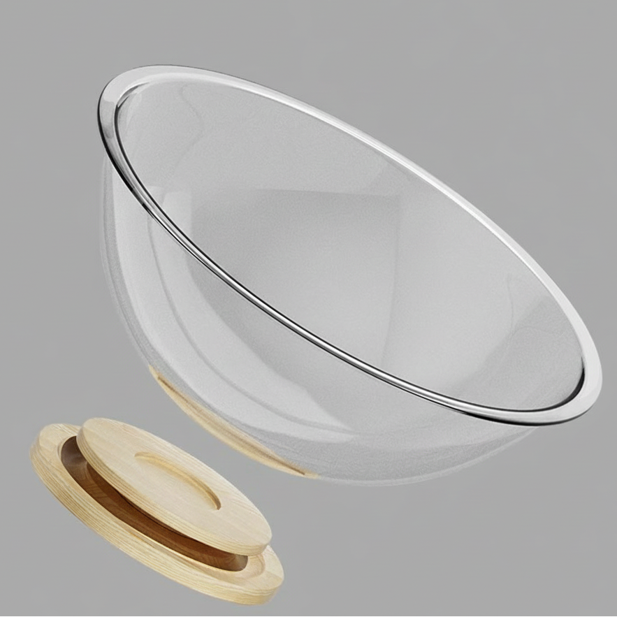 Contemporary Creative Round Pine Wood Board Acrylic Cat Bed For Bedroom