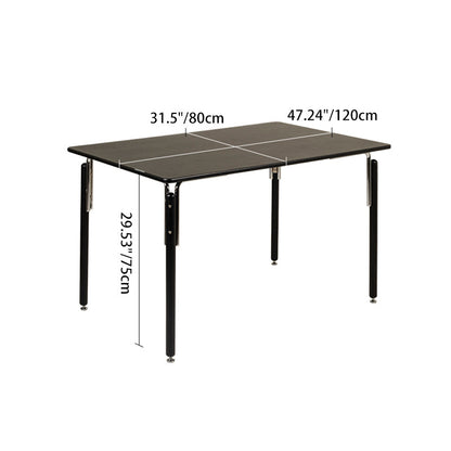 Modern Minimalist Rectangular Spray-Painted Beech Wood Plywood Dining Table For Dining Room