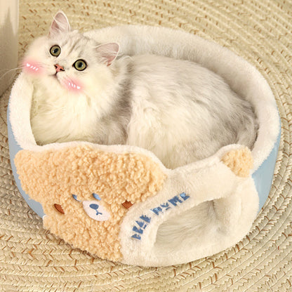Contemporary Creative Cylindrical Medium-Density Fiberboard Sisal Fabric Multi-Functional Cat Tree 2/3-Tier For Bedroom