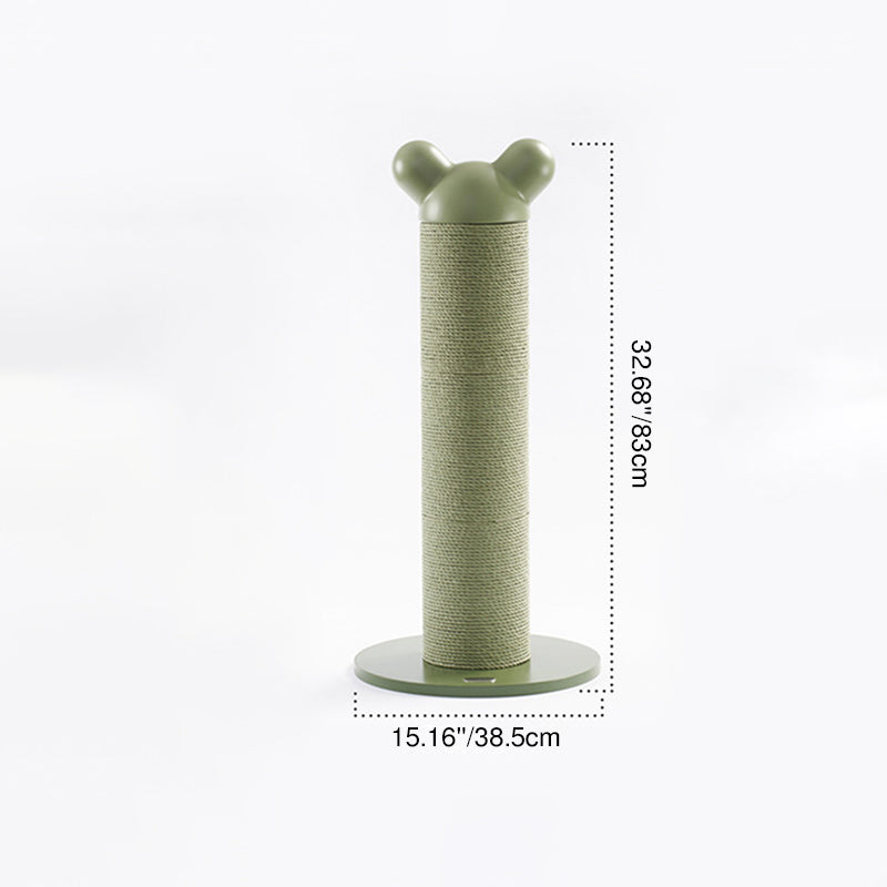 Contemporary Creative Cylinder HDPE Paper Rattan Cold-Rolled Steel Cat Tree For Bedroom