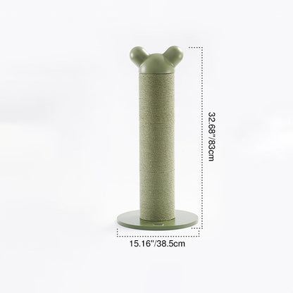 Contemporary Creative Cylinder HDPE Paper Rattan Cold-Rolled Steel Cat Tree For Bedroom