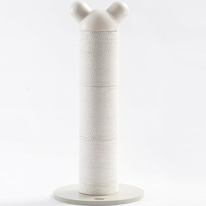 Contemporary Creative Cylinder HDPE Paper Rattan Cold-Rolled Steel Cat Tree For Bedroom
