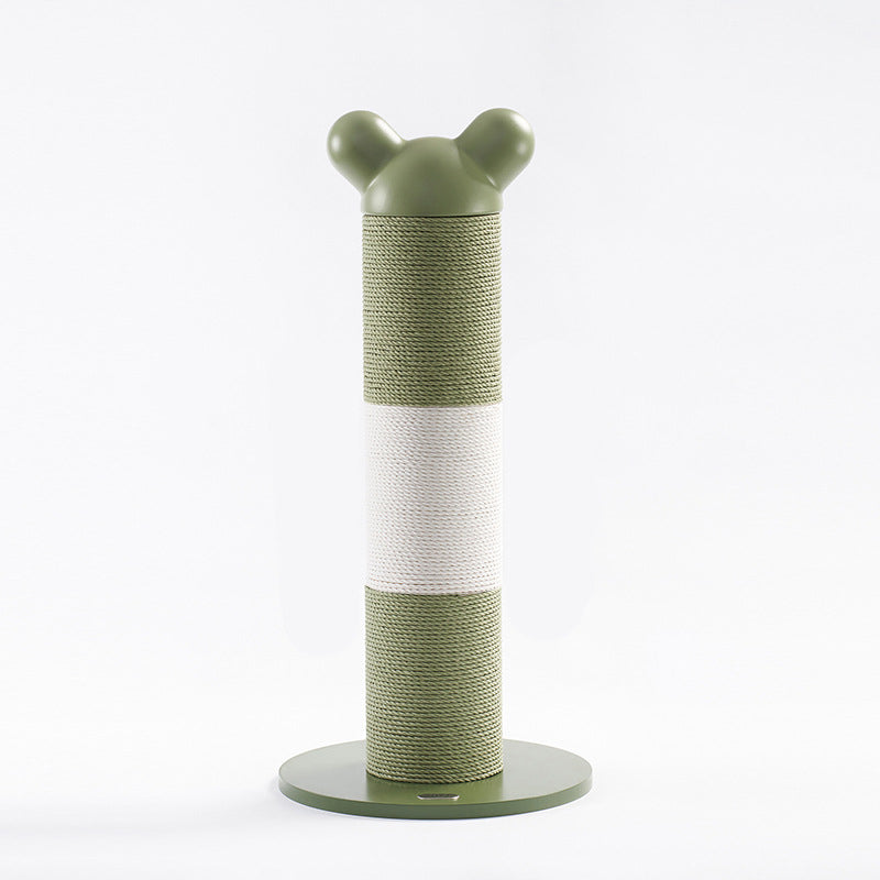 Contemporary Creative Cylinder HDPE Paper Rattan Cold-Rolled Steel Cat Tree For Bedroom