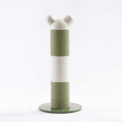 Contemporary Creative Cylinder HDPE Paper Rattan Cold-Rolled Steel Cat Tree For Bedroom