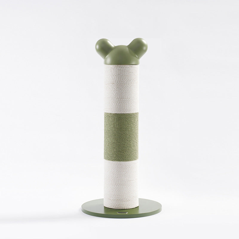 Contemporary Creative Cylinder HDPE Paper Rattan Cold-Rolled Steel Cat Tree For Bedroom