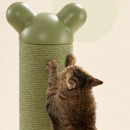 Contemporary Creative Cylinder HDPE Paper Rattan Cold-Rolled Steel Cat Tree For Bedroom