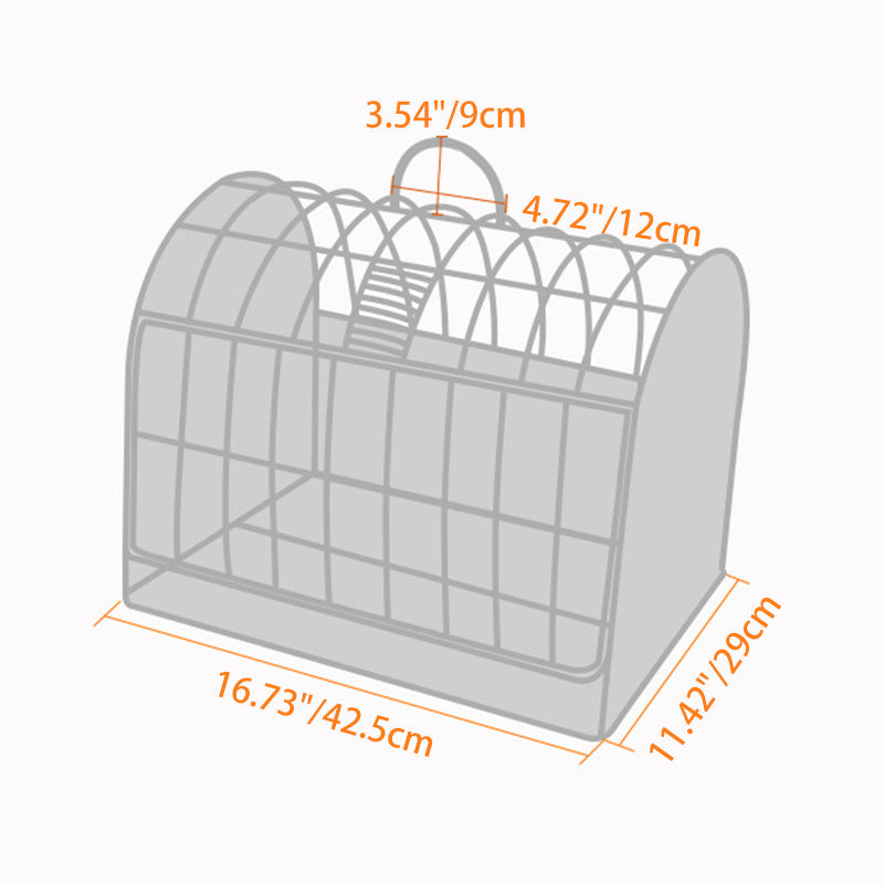 Contemporary Boho Rectangular PP/PE Faux Rattan Iron Handwoven Crab Cage-Shaped Cat Bed For Bedroom
