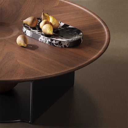 Modern Luxury Round Stainless Steel Medium-Density Fiberboard Fiberglass Tempered Glass Coffee Table Set 1-Tier For Living Room