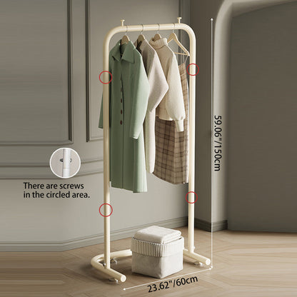 Contemporary Scandinavian Rectangular Stainless Steel Hall Tree For Bedroom