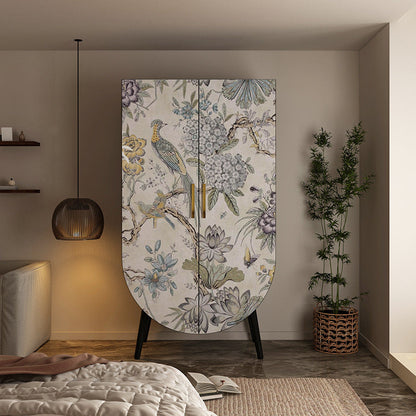 Traditional Vintage Rectangular Multi-Layer Solid Wood Panel Solid Wood Eco-Friendly Board Solid Wood Storage Cabinet 1-Drawer For Bedroom