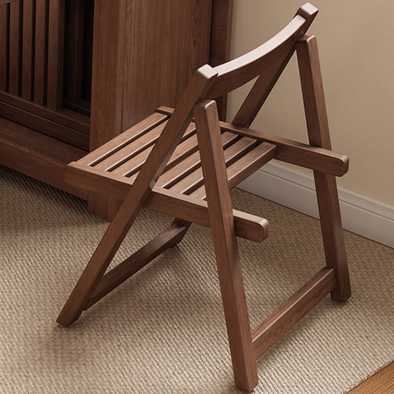 Contemporary Scandinavian Rectangular Rubberwood Plywood Foldable Desk & Chair Set For Living Room & Dining Room