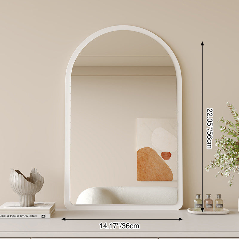 Traditional Vintage Wavy Float Glass Medium-Density Fiberboard Wall Mirror For Bedroom & Living Room