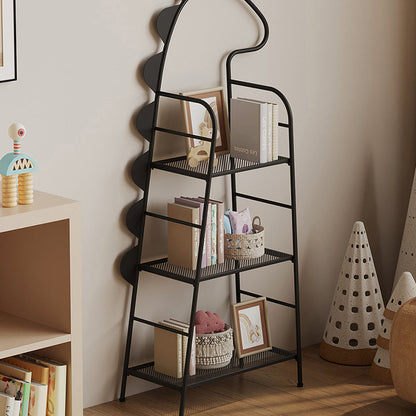 Contemporary Creative Rectangular Dinosaur-Shaped Iron Kids Storage Bookshelf 3-Tier For Living Room & Bedroom