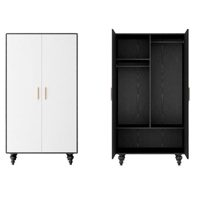 Traditional French Rectangular Solid Pine Wood Storage Cabinet 6-Cabinet For Bedroom