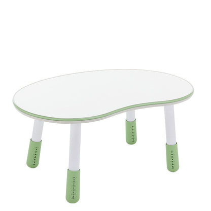 Contemporary Creative Oval Medium-Density Fiberboard PP Height-Adjustable Kids Table For Living Room & Bedroom