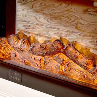 Traditional European Square Rubberwood Solid Wood Medium-Density Fiberboard Mantel For Living Room