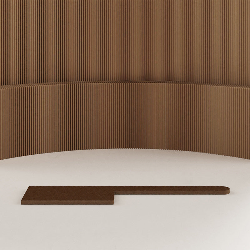 Modern Art Deco Rectangular Curved Kraft Paper Acrylic Foldable Room Divider For Living Room