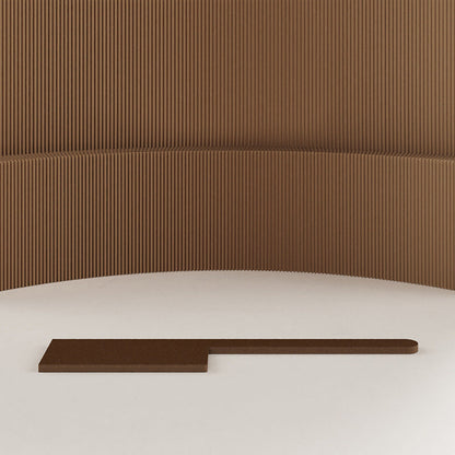 Modern Art Deco Rectangular Curved Kraft Paper Acrylic Foldable Room Divider For Living Room