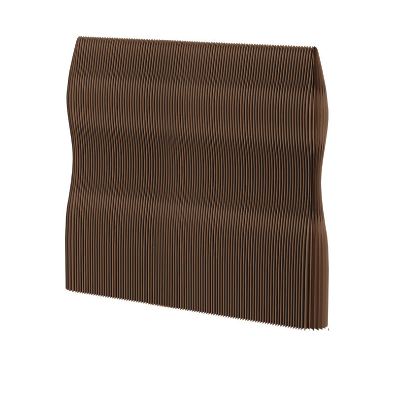 Modern Art Deco Rectangular Curved Kraft Paper Acrylic Foldable Room Divider For Living Room