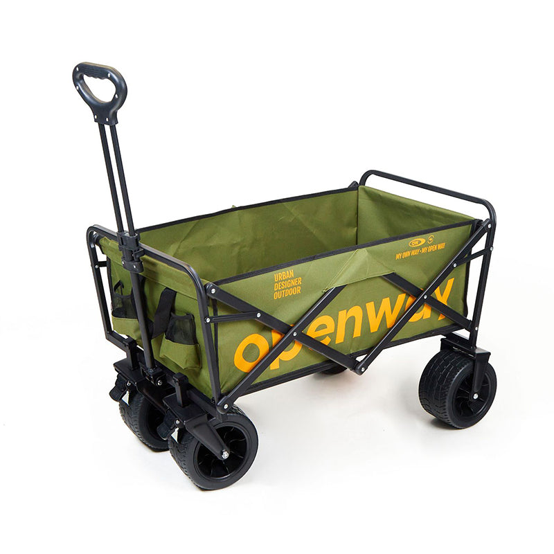 Modern Minimalist Rectangular Carbon Steel Oxford Fabric Foldable Camping Wagon For Outdoor