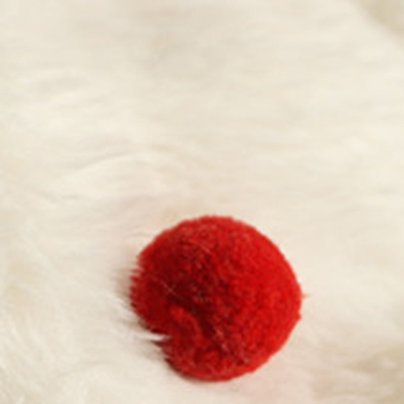 Contemporary Creative Round Velvet Fabric Sponge Semi-Enclosed Cat Bed For Bedroom
