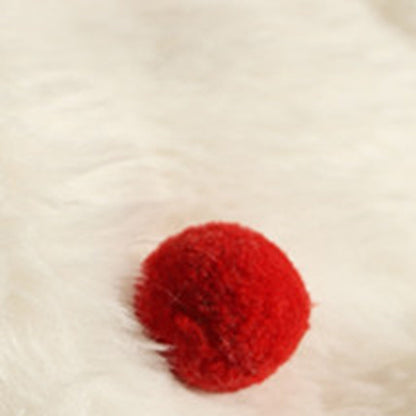 Contemporary Creative Round Velvet Fabric Sponge Semi-Enclosed Cat Bed For Bedroom