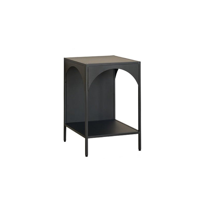 Modern Minimalist Rectangular Carbon Steel Bookshelf 1/2/3-Tier For Living Room