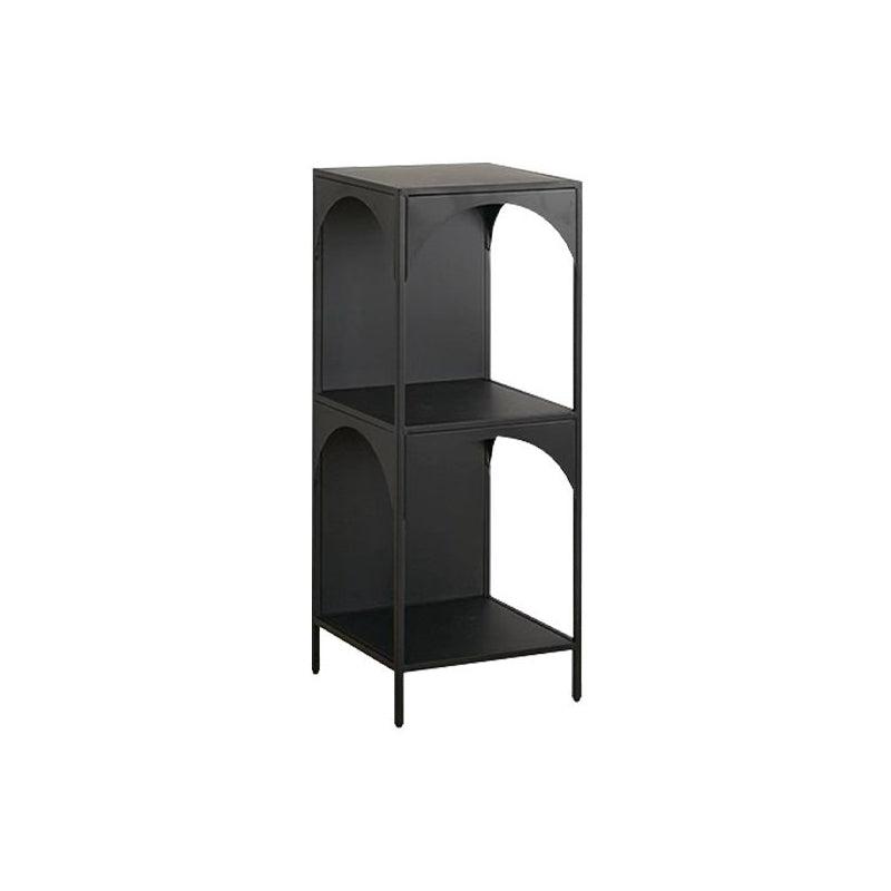 Modern Minimalist Rectangular Carbon Steel Bookshelf 1/2/3-Tier For Living Room