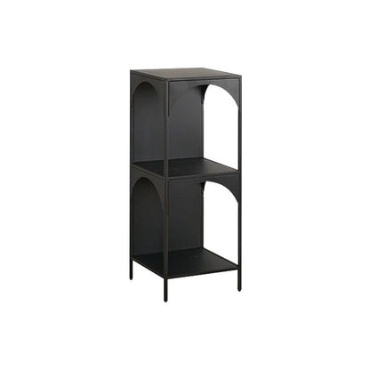 Modern Minimalist Rectangular Carbon Steel Bookshelf 1/2/3-Tier For Living Room