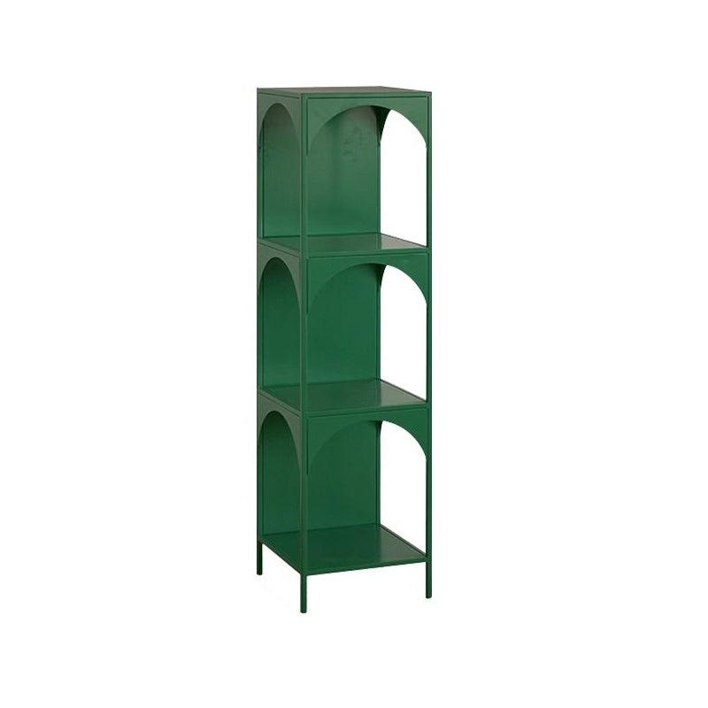 Modern Minimalist Rectangular Carbon Steel Bookshelf 1/2/3-Tier For Living Room