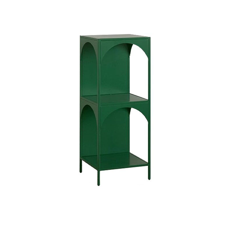 Modern Minimalist Rectangular Carbon Steel Bookshelf 1/2/3-Tier For Living Room