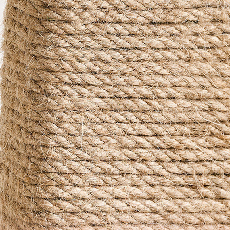 Contemporary Creative Round Multi-Layer Solid Wood Panel Medium-Density Fiberboard Sisal Hemp Rope Velvet Fabric Cat Tree 3-Tier For Living Room