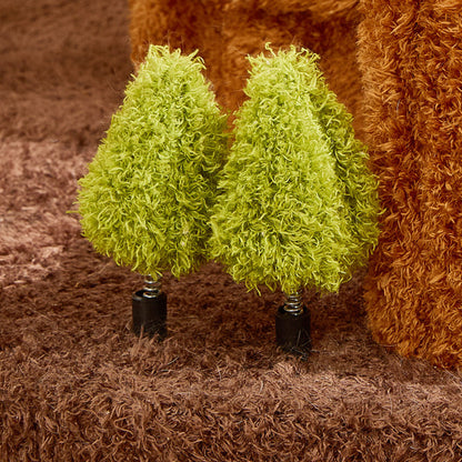 Contemporary Creative Round Particleboard Medium-Density Fiberboard Velvet Fabric Sisal Tree-Shape Cat Tree 6-Condo 12-Perch For Living Room