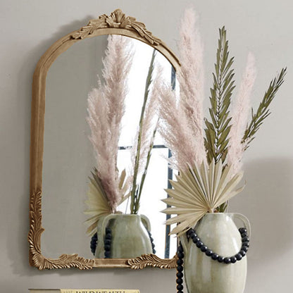 Traditional French Rectangular Medium-Density Fiberboard HD Silver Mirror Wall Mirror For Living Room & Bedroom