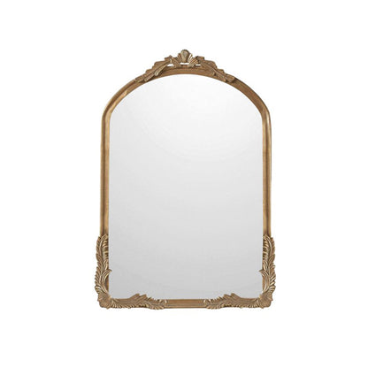 Traditional French Rectangular Medium-Density Fiberboard HD Silver Mirror Wall Mirror For Living Room & Bedroom