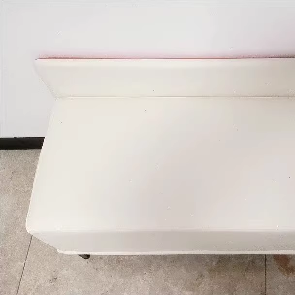 Modern Minimalist Rectangular Plywood High-Quality Faux Leather Steel Shoe Bench For Entryways