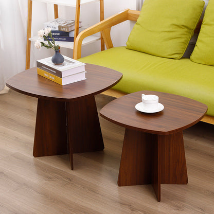 Modern Minimalist Rectangular Medium Density Fiberboard End Table Sturdy For Living Room