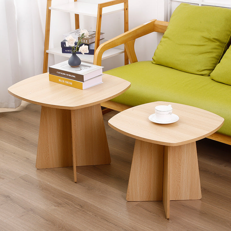 Modern Minimalist Rectangular Medium Density Fiberboard End Table Sturdy For Living Room